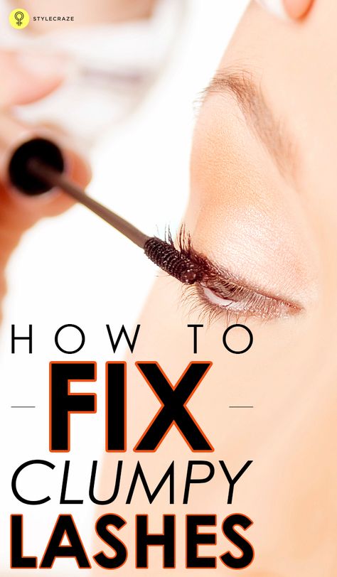 I say almost because there is nothing in this world that can’t be fixed! Here is how you can fix a mascara situation gone bad. Clumpy Lashes, Clumpy Mascara, Navy Eyeliner, Eyelashes Grow, Permanent Eyelash Extensions, Wide Set Eyes, How To Grow Eyelashes, Skin Patches, Mascara Tips