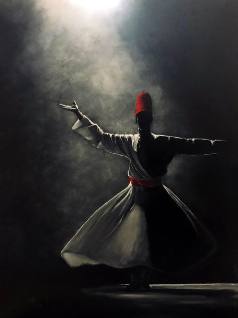 Do not... Sufi Pictures Art, Persian Calligraphy Art, Sufi Mystic, Whirling Dervish, Dancer Painting, Islamic Art Canvas, Dance Paintings, Islamic Caligraphy Art, Islamic Calligraphy Painting