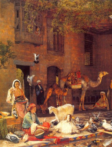 John Frederick Lewis Classic Art Prints, Arabian Nights, European Art, Ottoman Empire, Art Plastique, Larp, Art Exhibition, Classic Art, Art History