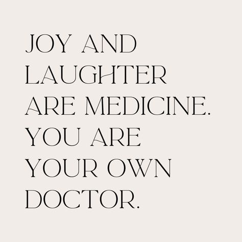 Don't underestimate the health effects of nourishing your soul! You have so much power and influence over your well-being. Fun fact: laughter signals to your body that you are safe and can heal! #holistichealth #inflammation #autoimmunedisease #chronicpain #naturopathicmedicine You Are The Medicine, Sunshine Is The Best Medicine, Reminder To Take Medicine, Some People Are Soul Medicine, Exercise Is The Best Medicine Quotes, Food Is Medicine Quote Health, Healing Inspiration, Naturopathic Medicine, Autoimmune Disease