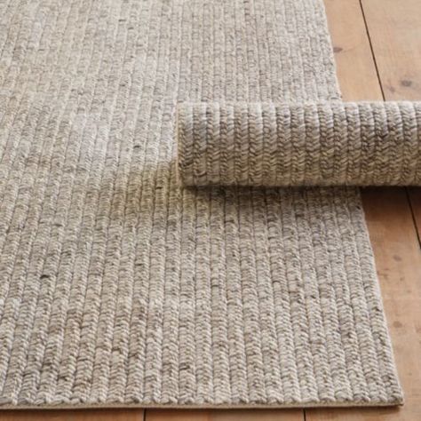 Neutral Wool Rugs Living Room, Large Neutral Area Rug, Cottage Style Rugs, Mudroom Rugs, Neutral Area Rugs In Living Room, Tweed Rug, Braided Rug Living Room, Entryway Rugs, Braided Wool Rug