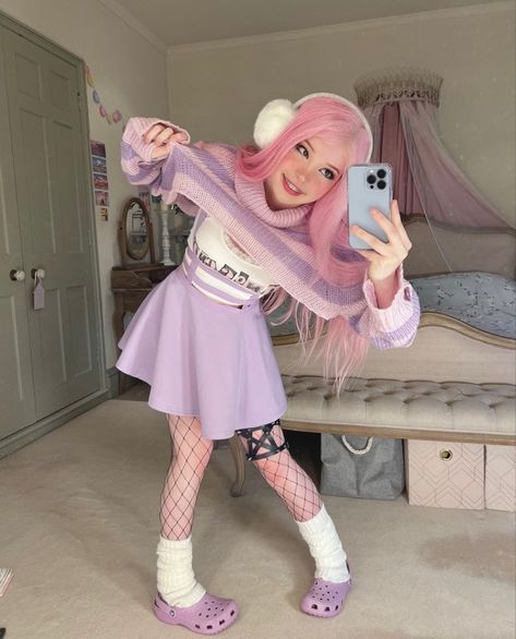 #egirl #pink #cute #kawaii #belledelphine #kawaiilifestyle #egirlaesthetic #gamergirl #harijuku Egirl Inspo, Belle Delphine Outfits, Gamer Girl Outfit, Belle Delphine, E Girl Aesthetic, Monster Energy Drink, Female Pose Reference, Energy Drink, Adult Games