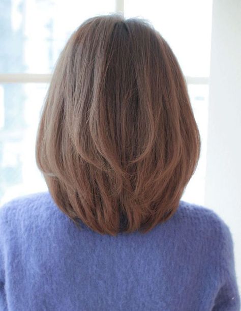 Layered Bob Haircuts, Long Bob Haircuts, Shot Hair Styles, Haircuts For Medium Hair, Long Bob Hairstyles, Medium Hair Cuts, Shoulder Length Hair, Long Hair Cuts, Layered Haircuts