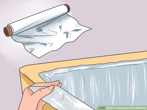 Image titled Keep Ice from Melting Step 2 Ice Containers For A Party, How To Keep Ice From Melting At A Party, Ice Cooler Ideas Outdoor Parties, Diy Ice Pack For Cooler, Serving Ice At A Party, Ice Chest Hacks, Ice Chest Ideas Diy, Ice Table For Food, Diy Ice Bucket Ideas