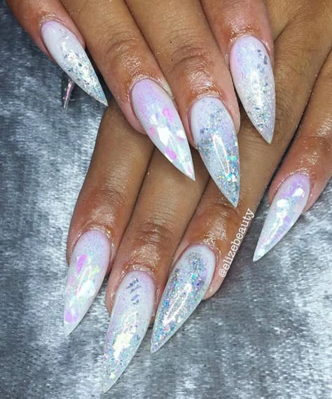 💎💎💎 Bandana Nails, Nails 2016, Nagel Design, Opal Nails, Fashion Makeover, Sharp Nails, Instagram White, Acrylic Nails Coffin Short, Nail Designs Glitter