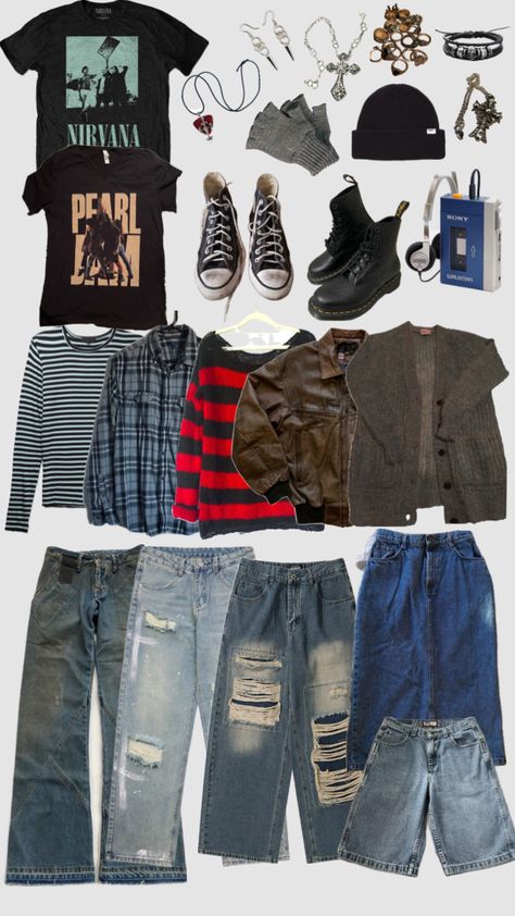 Old grunge fashion 🩷 #vintage #outfitinspo #90s #90sfashion #grunge #grungeaesthetic 90s Grunge Outfits, Grunge Outfits 90s, Zombie Clothes, Old Grunge, Grunge Fits, Skater Outfits, 90s Grunge, Edgy Outfits, Fashion Vintage