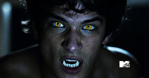 image Teen Wolf Eyes, Scott Teen Wolf, Werewolf Aesthetic, Teen Wolf Scott, Male Witch, Blue Tattoo, Tyler Posey, Scott Mccall