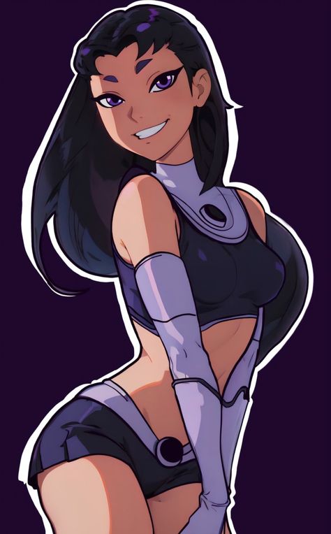 Teen Titans Blackfire, Marvel 616, Teen Titans Starfire, Starfire And Raven, Teen Titans Fanart, Teen Titan, Raven Teen Titans, Female Cartoon, Dc Comics Artwork