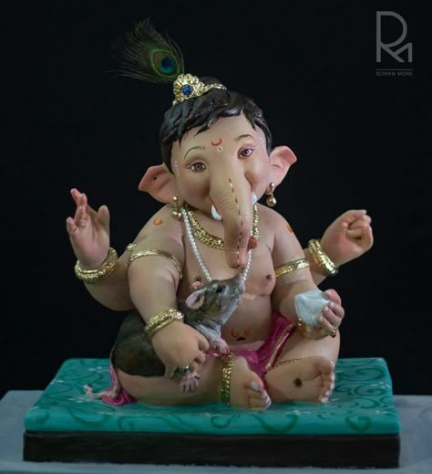 Cute Ganesh Murti, Bal Ganesha Murti, Baal Ganesh Murti, Bal Ganesh Murti, Baby Ganesha Murti, Gannu Bappa, Ganesha Art Illustration, Bal Ganesh, Om Gam Ganapataye Namaha