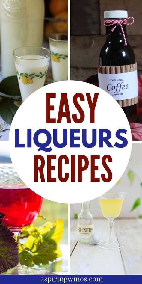 Homemade Liqueurs You Can Make as Gifts | Homemade Liqueurs |  Make Moonshine | How to Make Your Own Liqour| How to Make Your Own Booze | #gifts #alcohol #homemade #booze via @aspiringwinos Homemade Holiday Liquor, Homemade Liquors Liqueurs, Homemade Bottled Gifts, Homemade Booze Gifts, Home Made Alcohol Gifts, How To Make Your Own Alcohol, Homemade Liquor Recipes Christmas Gifts, Diy Liquor Gifts, Diy Booze Gifts