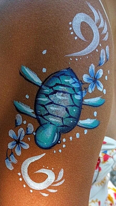 Sunscreen Tattoo, Leg Painting, Leg Art, My Tattoos, Your 20s, 3d Tattoos, Summer Painting, Summer Fun List, Summer Diy