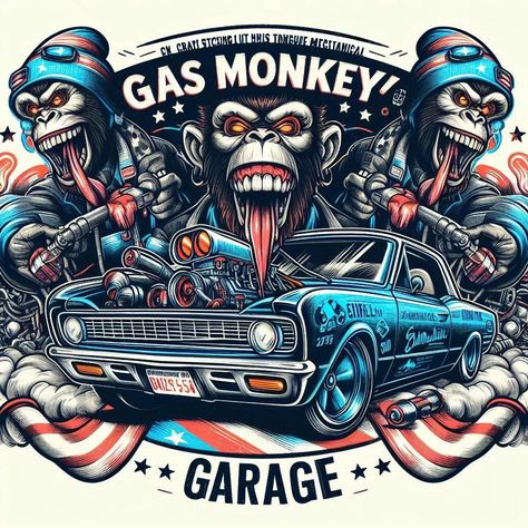 Gas Monkey Garage FanArt created with AI #ai #aiart #aiartwork #aiartcommunity #fanart #gasmonkey #gasmonkeygarage #gasmonkeygaragefan #richardrawlings Richard Rawlings, Monkey Garage, Gas Monkey Garage, Gas Monkey, August 17, Dinner Recipes, Garage, Fan Art, Cars