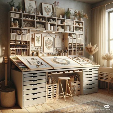 Home Art Studios, Dream Art Room, Art Studio Space, Art Studio Organization, Art Studio Room, Art Studio Design, Craft Room Design, Art Studio At Home, Studio Room