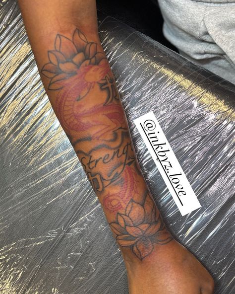 Lower Arm Half Sleeve ❌ No Neck Tattoos 📍 New Ink Tattoo Shop #newink #shreveporttattooartist #tattoos #halfsleevetattoos Half Arm Sleeve, Half Arm Sleeve Tattoo, Lower Arm Tattoos, Arm Sleeve Tattoo, Tattoos For Black Skin, Neck Tattoos, Arm Sleeve Tattoos, Arm Tattoos, Half Sleeve Tattoo