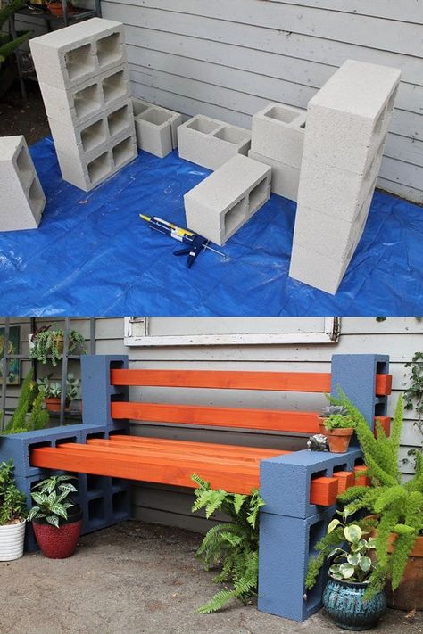 21 easy DIY benches: best tutorials & free plans to build upholstered or wood benches with back, outdoor garden benches, IKEA hack & storage crate bench ideas, & more! – A Piece of Rainbow #diy #furniture #gardendesign #gardenideas #patio #backyard #patiodesigns #homedecor #homedecorideas #diyhomedecor #bohemian #bohemiandecor #bohochic #boho #spring #summer #curbappeal #hacks patio, porch, backyard, interior design Wooden Garden Benches Diy, Planter Bench Plans, Diy Outside Bench, Homemade Benches For Outside, Low Budget Backyard Ideas, Bench Seating Outdoor, Backyard Interior, Diy Benches, Aesthetic Patio