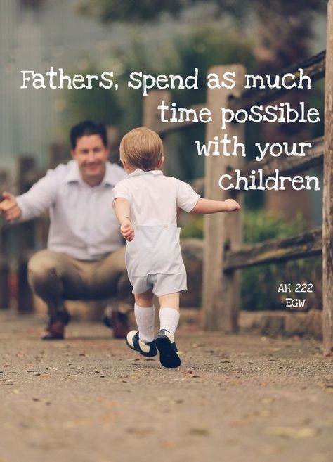 Children are a heritage from the Lord, the fruit of the womb a reward. Like arrows in the hand of a warrior are the children of one's youth. Blessed is the man who fills his quiver with them. Psalm 127: 3-5 Fathers, spend as much time as possible with your children. Seek to become acquainted with their various dispositions...Never should a word of discouragement pass your lips. Do not bring darkness into the home. Be pleasant, kind, and affectionate toward your children. AH 222.1 #ellengwhite Father Son Pictures, Father Son Photography, Father Son Photos, Father Daughter Photography, Family Picture Poses, Family Photo Pose, Toddler Photography, Fall Family Photos, Family Posing