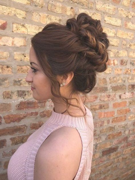 Hairstyle Bridesmaid, Updo Prom, High Updo, Special Event Hair, Twist Curls, Prom Hair Updo, Updo Styles, High Bun, Hair Prom