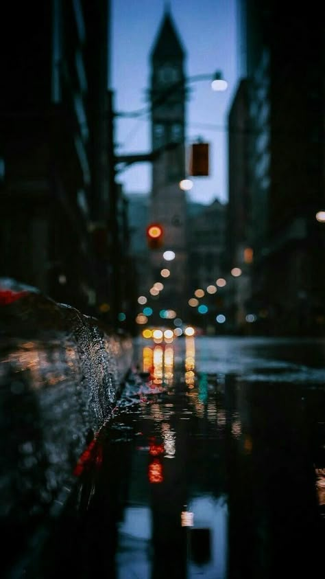 Best Mobile Wallpapers - HD Wallpapers Wet Pavement, الفن الرقمي, Have Inspiration, City Wallpaper, City Street, Wallpaper Pictures, Photography Wallpaper, City Photography, Alam Yang Indah