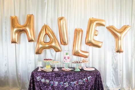 Balloon Letters Diy, New Years Eve Backdrop, Balloon Wedding Decor, Backdrop Valentines Day, Balloon Name, Mylar Letter Balloons, Name Balloons, Balloon Letters, Letters Diy