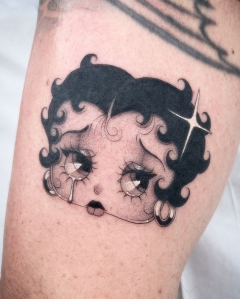 Tattoo Nightmares, Betty Boop Tattoos, Underboob Tattoo Designs, Chicanas Tattoo, Cupid Tattoo, Mommy Tattoos, Red Ink Tattoos, Pin Up Tattoos, Cute Tattoos For Women