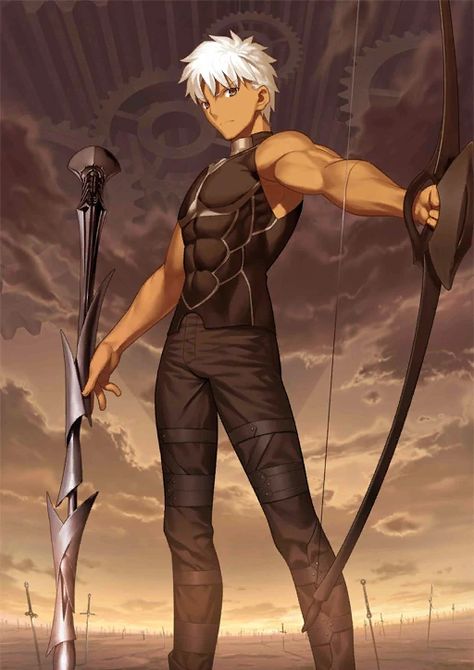 Shiro Emiya, Emiya Archer, Emiya Shirou, Archer Emiya, Fate Archer, Shirou Emiya, Fate Servants, Fate Stay Night Anime, Fate Anime Series