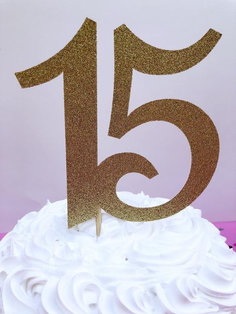 Glitter 15 Birthday Age Cake Topper 15th birthday quince | Etsy Teenage Birthday, Happy 15th Birthday, 15 Birthday, Tempe Az, 15th Anniversary, Cute Cuts, 15th Birthday, Glitter Cards, Wooden Crafts