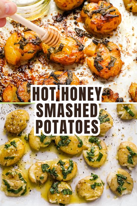 Toast With Hot Honey, Sourwood Honey Recipe, Hot Honey Potatoes, Hot Honey Vegetables, Hot Honey Food Recipes, Appetizer With Hot Honey, Garlic Fingers With Hot Honey, Ways To Use Hot Honey, Hot And Spicy Recipes