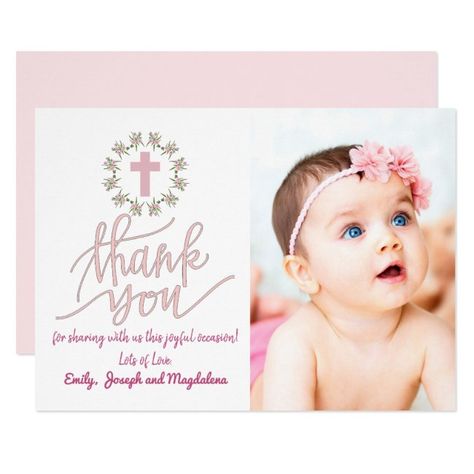 Baptismal Ideas, Baptismal Souvenir, Baby Dedication Invitation, Dedication Invitations, Catholic Baptism, Christian Baptism, Baptism Invitations Girl, Floral Cards Design