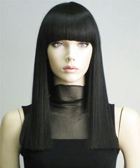 Cleopatra Haircut, Cleopatra Hair, Cleopatra Wig, Thick Bangs, Long To Short Hair, Long Bangs, Favorite Hairstyles, Cool Hair Color, How To Draw Hair