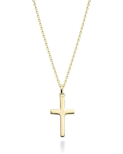 Amazon.com: Miabella 925 Sterling Silver or 18Kt Yellow Gold Over Silver Italian Cross Necklace for Women, Small Cross Pendant on 18 Inch Chain Made in Italy (sterling silver) : Clothing, Shoes & Jewelry Silver Clothing, Cross Necklace For Women, Italian Necklace, Silver Cross Necklace, Italian Jewelry, Necklace Craft, Small Crosses, Cross Jewelry, Silver Cross