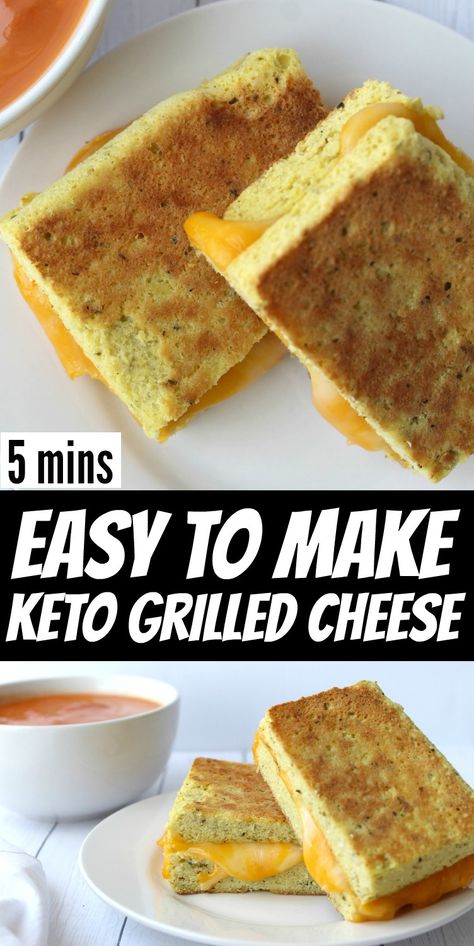 Everything Bagel Bread, Coconut Flour Cake Recipes, Keto Cheese Chips, Keto Grilled Cheese, Keto Mug Bread, Easy Keto Bread Recipe, Low Carb Pancake Recipe, Microwave Bread, 90 Second Bread