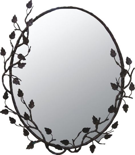 Forging Metal, Accent Mirror, Oval Mirror, Decoration Inspiration, Round Wall Mirror, Mirrors Wayfair, Wall Mounted Mirror, Accent Mirrors, Silver Mirrors