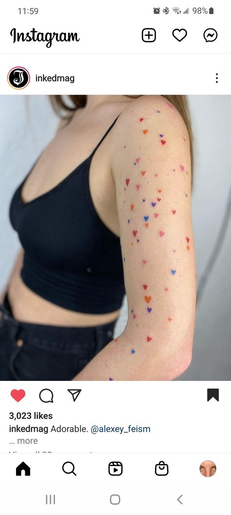 Sprinkle Tattoo Design, Spot Tattoo Sleeve, Confetti Tattoo Ideas, The Rest Is Confetti Tattoo, Confetti Freckles Tattoo, Confetti Tattoo, Confetti Ceramic, Old Tattoos, Sleeve Tattoos