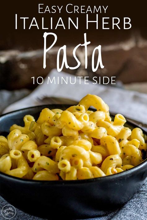 Side Dish For Chicken, Pasta Side Dishes Easy, Herb Pasta, Pasta Side, Sprouts Recipes, Easy Pasta Sauce, Resep Pasta, Steak Side Dishes, Creamy Pasta Dishes