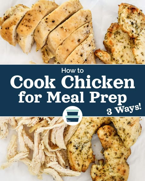 How To Prep Chicken For The Week, Chicken Breast Prep Meals, Prep Chicken For Salads, Prepping Chicken For The Week, Cooking Chicken In Bulk For Meal Prep, Instant Pot Chicken Recipes Meal Prep, Cooking Chicken For Meal Prep, Best Way To Meal Prep Chicken, Bulk Chicken Prep