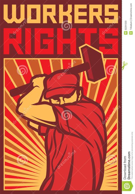 Rights Poster, Soviet Propaganda, Protest Posters, Protest Art, Propaganda Art, Propaganda Poster, Workers Rights, Soviet Art, Art Print Display