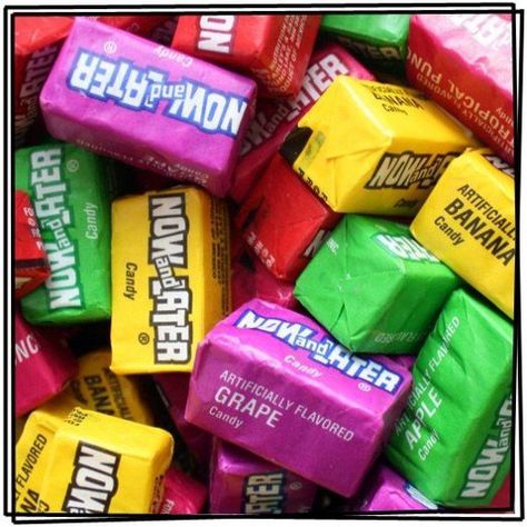 1970s Candy | Candy That Came Out in the 70's Now And Later Candy, 1970s Candy, 80s Candy, Old School Candy, Banana Candy, Now And Later, Penny Candy, Nostalgic Candy, Old Fashioned Candy