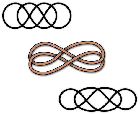 Double Infinity Tattoo Designs, Small Meaningful Symbols, Finger Symbols, Double Infinity Tattoo, Tattoo Small Meaningful, Infinity Ring Tattoo, Double Infinity Tattoos, Symbols Tattoos, Infinity Symbol Tattoo