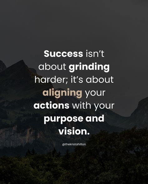 ✨ Success isn’t about grinding harder; it’s about aligning your actions with your purpose and vision. We’re taught to hustle—grind harder, work longer, and push through. But the real breakthrough comes when we stop forcing and start aligning. That’s where the Vision Framework comes in, designed for clarity, purpose, and a clear path to success. Here’s how it works: ✅ Vision: Envision your ideal life without limitations. The clearer your vision, the stronger your drive. ✅ Inspiration: What... Hold The Vision, Hustle And Grind, Ideal Life, Path To Success, The Vision, Inspire Me, Hold On, It Works, Drive