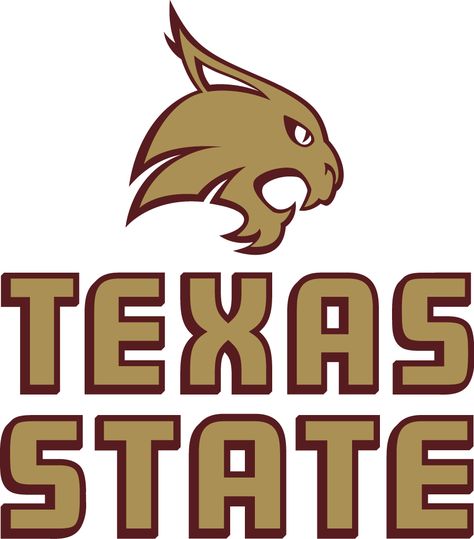 Texas State Bobcats Alternate Logo (2013) - Bobcats Logo, Girl Graduation Party, Texas State Bobcats, Career Readiness, Texas State University, Texas Gifts, University Shirt, University Logo, Virtual Museum