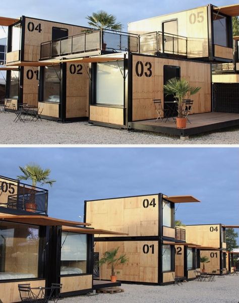 Hotel Container Design, Container Architecture Concept, Container Design Architecture, Container Architecture Design, Container Hotel Design, Container Design Ideas, Shipping Container Hotel, Container Room, Concept Hotel