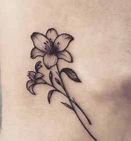 Mother Daughter Tat, White Lily Flower, White Lilies, Lily Flower, Lotus Flower Tattoo, Mother Daughter, Small Tattoos, Flower Tattoo, Tatting