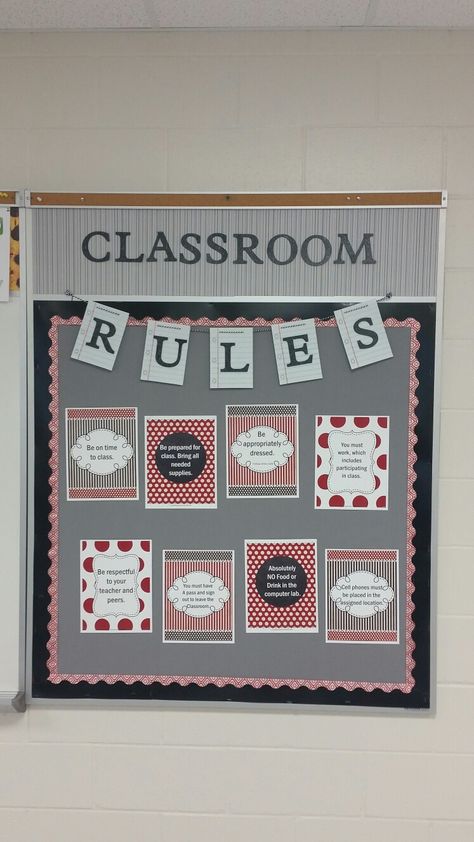 Rules Bulletin Board Classroom, Class Rules Bulletin Board, Classroom Rules Bulletin Board, Rules Bulletin Board, Board Classroom, Class Rules, School Rules, Computer Lab, Classroom Bulletin Boards