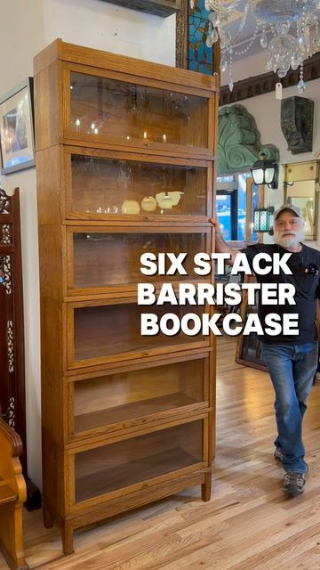 Olde Good Things on Instagram: "Pristine six stack Globe-Wernicke barrister bookcase available at our midtown NYC showroom! Please DM to inquire.  • Location: Olde Good Things, 333 West 52nd Street New York, NY 10019 • Dimensions: 34 in. W x 89 in. H x 11.5 in. D  • Shipping everywhere!   #oldegoodthings #antiquefurniture #antiqueshop #antiquestore #antiques #nyc #newyork #newyorkcity #architecturalsalvage #interiordesign #bookcase #barristerbookcase #globewernicke #globewernickebookcase #oak #lawyersbookcase #early20thcentury #antiquecabinet" Globe Wernicke Bookcase, Barrister Bookcase Makeover, Cabin Pantry, Globe Wernicke, Bookcase Makeover, Midtown Nyc, Barrister Bookcase, Street New York, Antique Cabinets