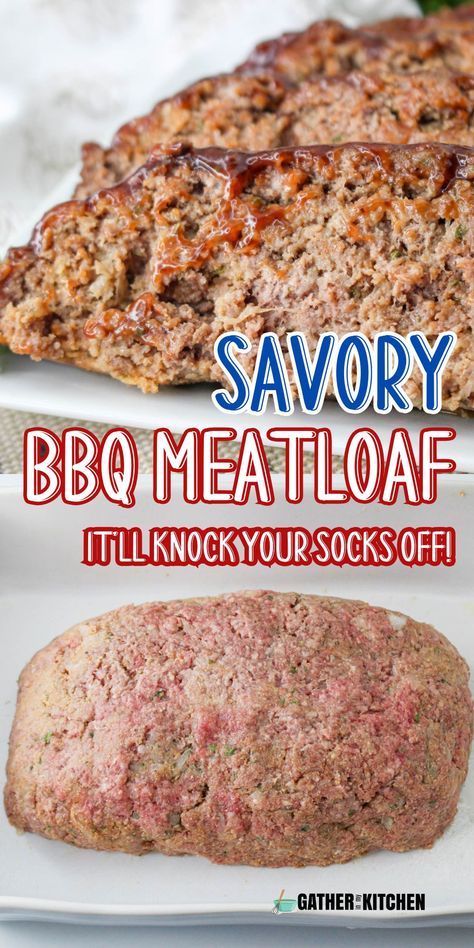 Looking for an easy and tasty dinner idea? Try this BBQ meatloaf recipe! Made with 1 lb ground beef, breadcrumbs, and a delicious glaze, this oven-baked meatloaf is moist and flavorful. This easy BBQ meatloaf is perfect for anyone who loves good meatloaf recipes. Top it with BBQ sauce for extra flavor! Get creative with barbecue meatloaf recipes and make it a family favorite. Explore how to cook meatloaf like a pro with this savory meatloaf sauce recipe. You won't regret adding this healthy meat Barbecue Meatloaf Recipes, Meatloaf Sauce Recipe, Meatloaf Easy, Barbecue Meatloaf, Savory Meatloaf, Meatloaf Sauce, Baked Meatloaf, Bbq Meatloaf, Recipe With Ground Beef