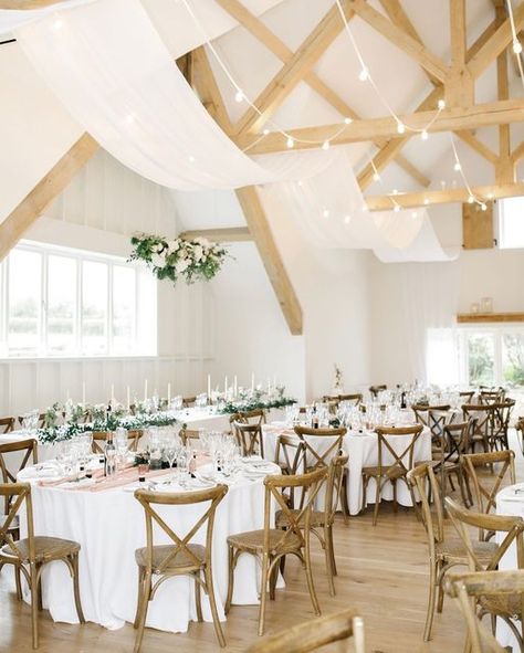 Zoë | Wedding & Event Florist on Instagram: "Beautiful @hyde_house is one of my favourite venues to decorate! The gorgeous high ceilings look amazing when drapes and lights are added, complemented by stunning floral centrepieces. For A&S’s wedding I worked alongside their stylist to bring together a pretty and cohesive set up for their wedding reception.​​​​​​​​ ​​​​​​​​ ​​​​​​​​ Photography @whitestagweddings​​​​​​​​ Florals @flourishandgrace​​​​​​​​ Styling @weddingcreationsuk​​​​​​​​ Venue @h Hyde House Wedding, Wedding Breakfast Decor, Breakfast Decor, Hyde House, Floral Centrepieces, House Image, Reception Photography, Wedding Reception Photography, Stunning Wedding Venues