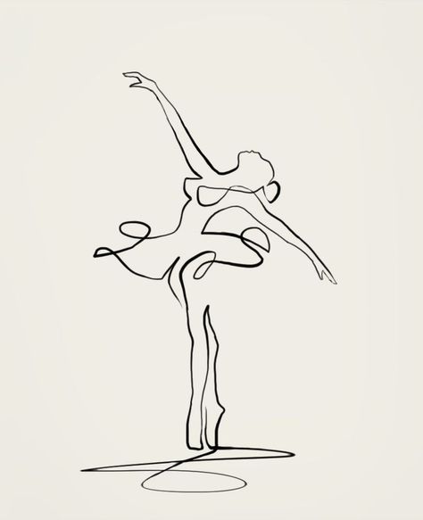 Line Drawing Dancer, Ballet Line Drawing, Dancer Line Art Tattoo, Ballet Line Art, Dancer Drawing Simple, Dancer Aesthetic Wallpaper, Ballerina Drawing Simple, Ballet Dancers Drawing, Dancer Art Drawing