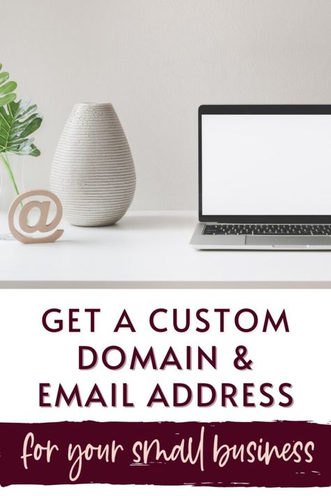 Custom business domain and email address for small business Business Email Address, Professional Email, Shopify Business, Business Email, Business Emails, Best Email, Business Venture, How To Set Up, Business Look