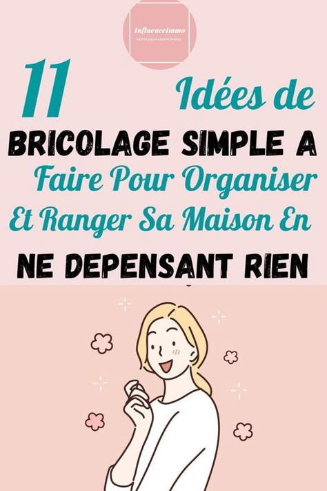 Organiser des espaces encombrés peut être difficile, mais aussi coûteux ! Nous achetons souvent des choses pour nous aider à nous organiser, et ces coûts peuvent s'accumuler avec le temps en une dépense énorme. #rangement #ranger #organiser #organsiation #nettoyage #influenceimmo #maison #casa #diy Armoire Diy, Niche Marketing, Home Organization Hacks, Diy Couture, Diy Organization, Home Staging, Organization Hacks, Home Organization, Feel Good