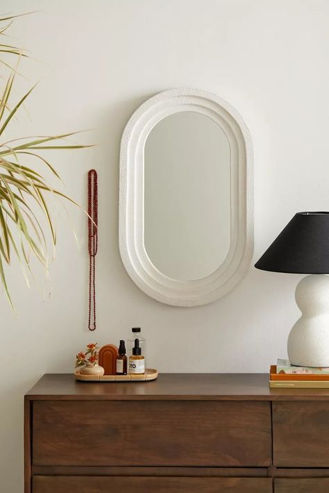 Mirrors Urban Outfitters, Modern Wall Mirror, Traditional Mirrors, Apartment Essentials, Mirror Design, Oval Wall Mirror, Home Decor Sale, Wooden Mirror, Mirror Interior